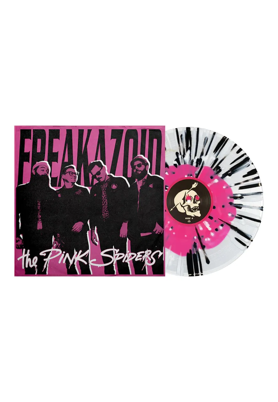 The Pink Spiders - Freakazoid Hot Pink In Clear w/ Black/White - Colored Vinyl