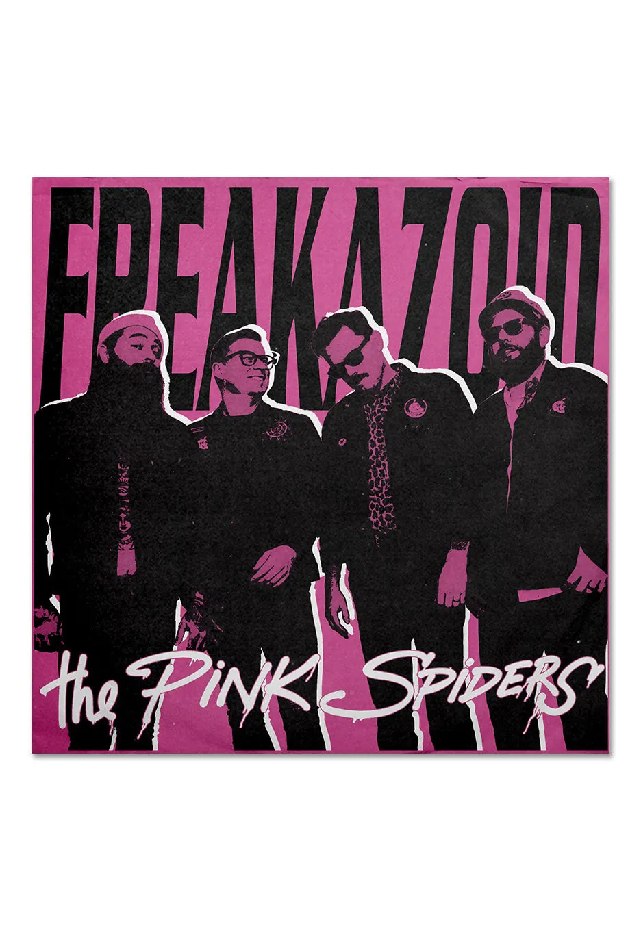 The Pink Spiders - Freakazoid Hot Pink In Clear w/ Black/White - Colored Vinyl