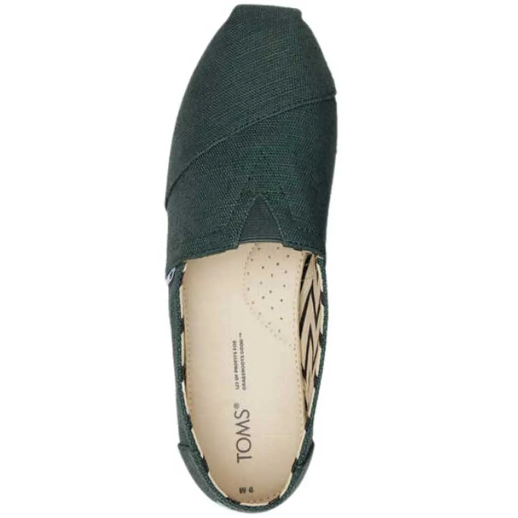 TOMS Shoes Alpargata Forest Green 10018783-300 (Women's)