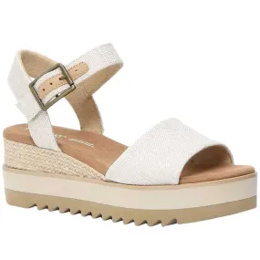 TOMS Shoes Diana Wedge Sandal Natural (Women's)