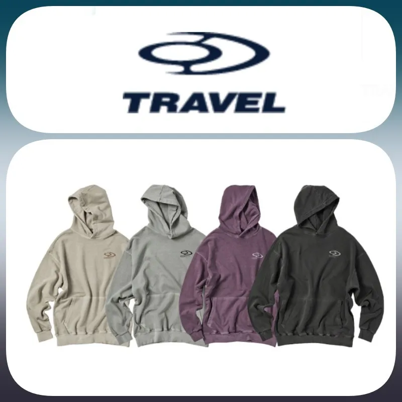 TRAVEL  |Unisex Long Sleeves Cotton Hoodies