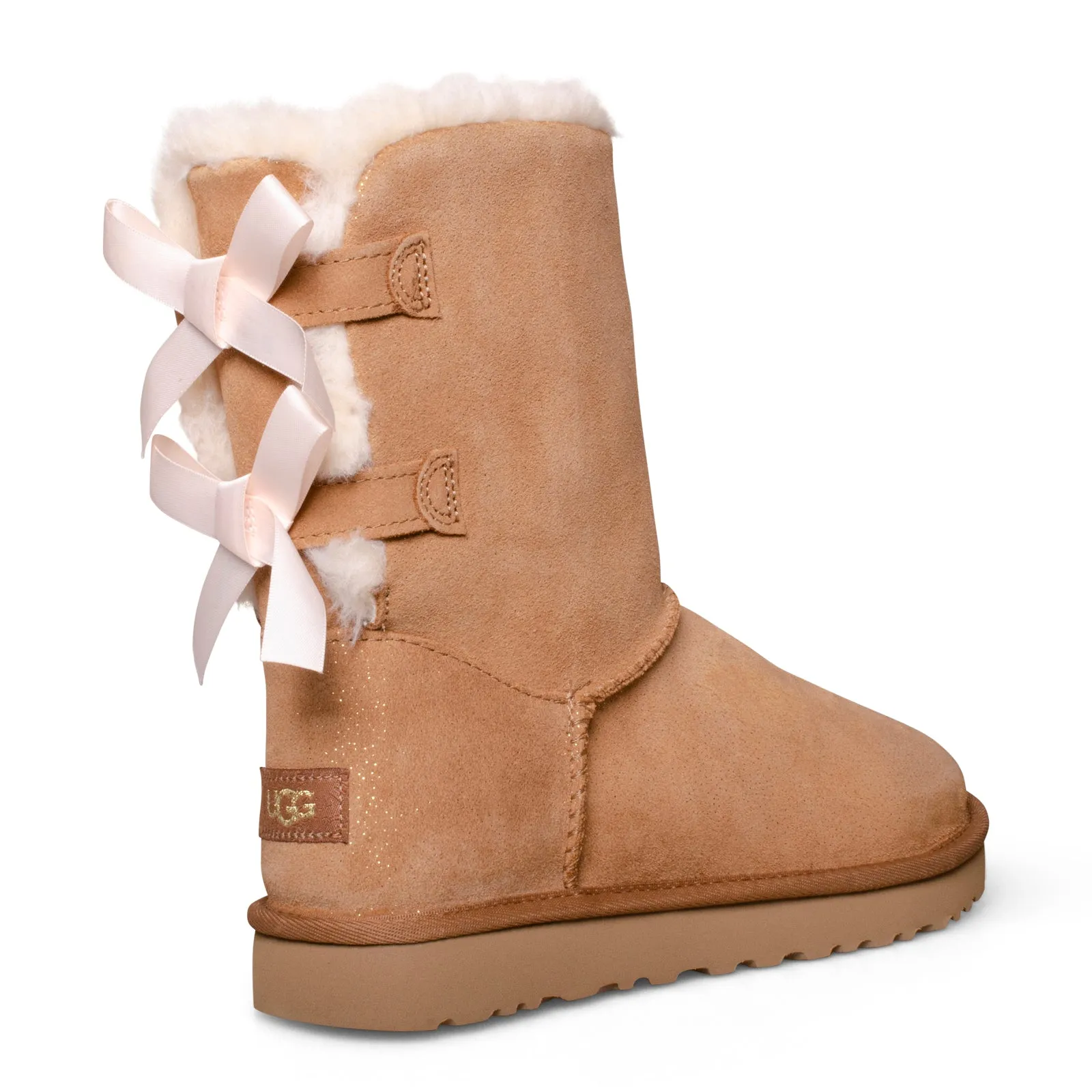 UGG Bailey Bow Twinkle Chestnut Boots - Women's