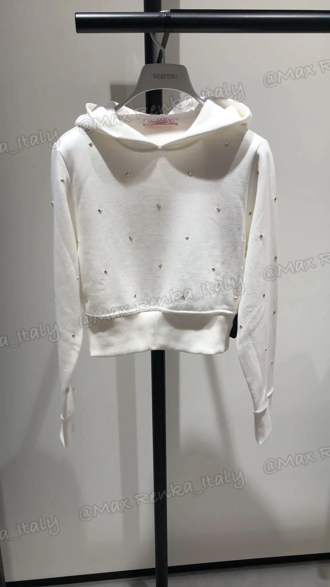 VALENTINO  |Nylon Studded Long Sleeves Cotton Outlet