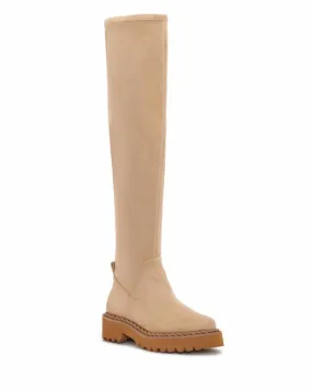 Vince Camuto MELLEYA TORTILLA/STRETCH MICROSUEDE