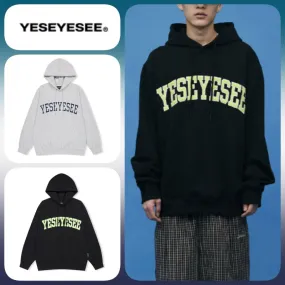 YESEYESEE  |Long Sleeves Cotton Logo Hoodies