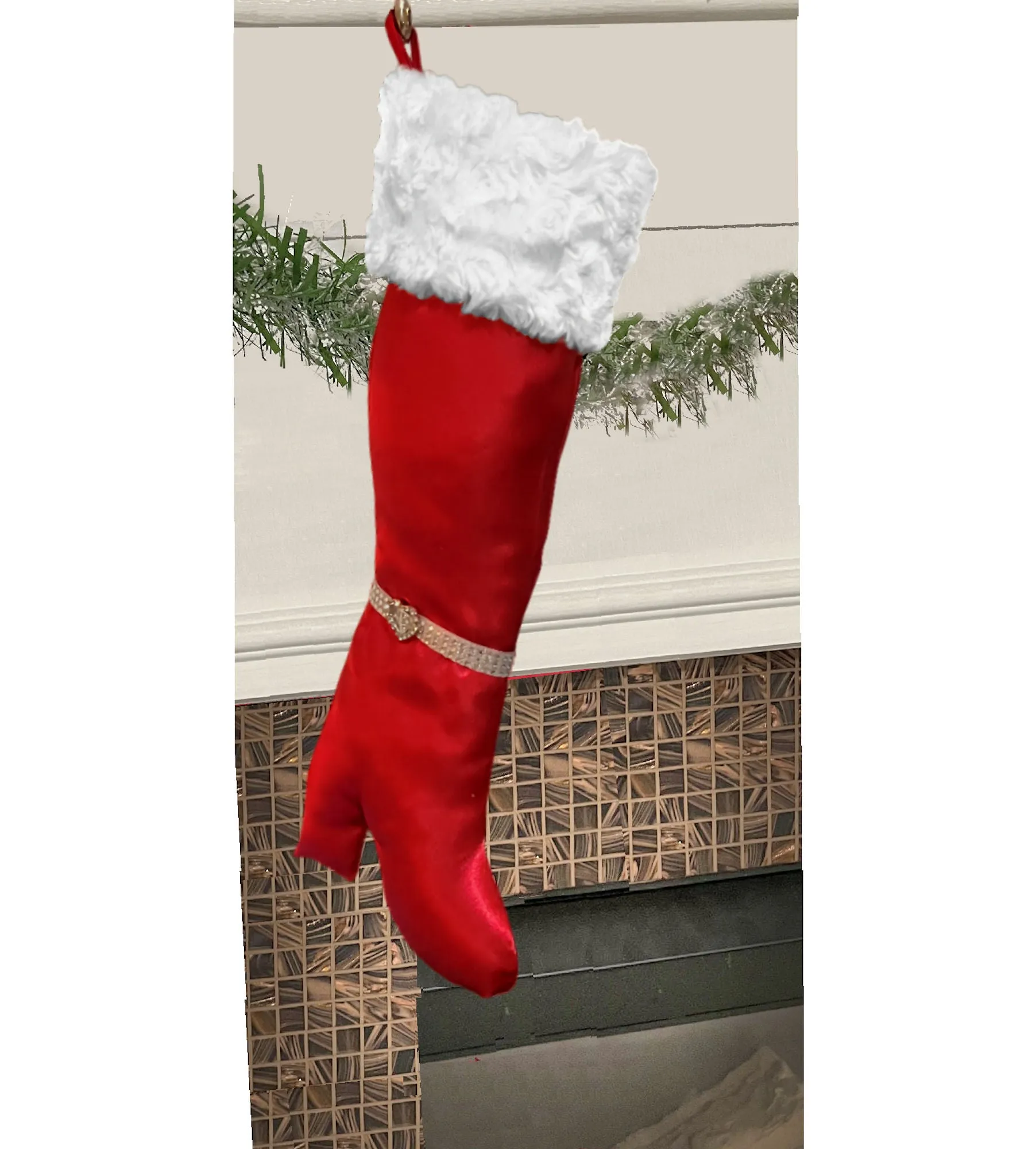 Youth Girls Custom Boot Christmas Stocking