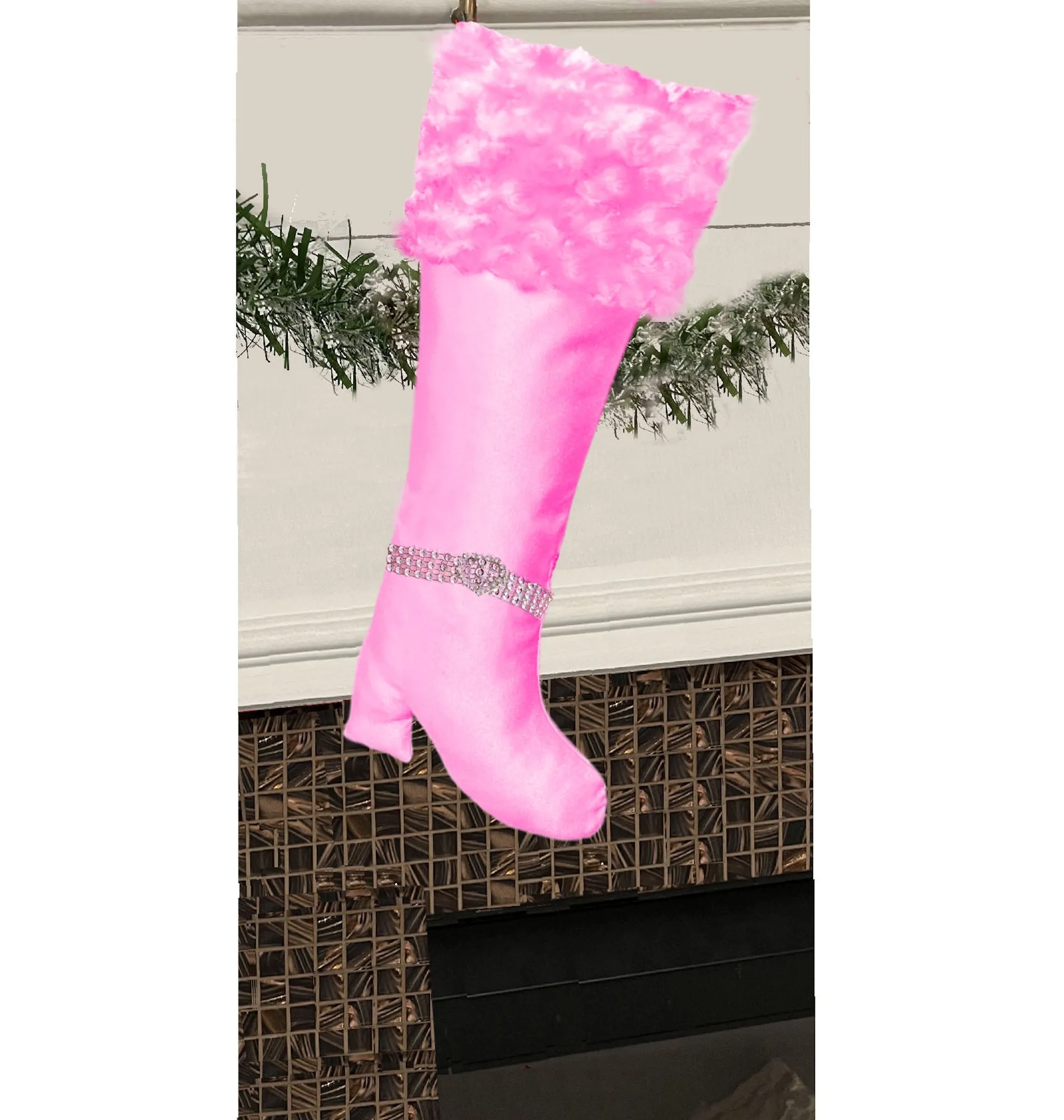 Youth Girls Custom Boot Christmas Stocking