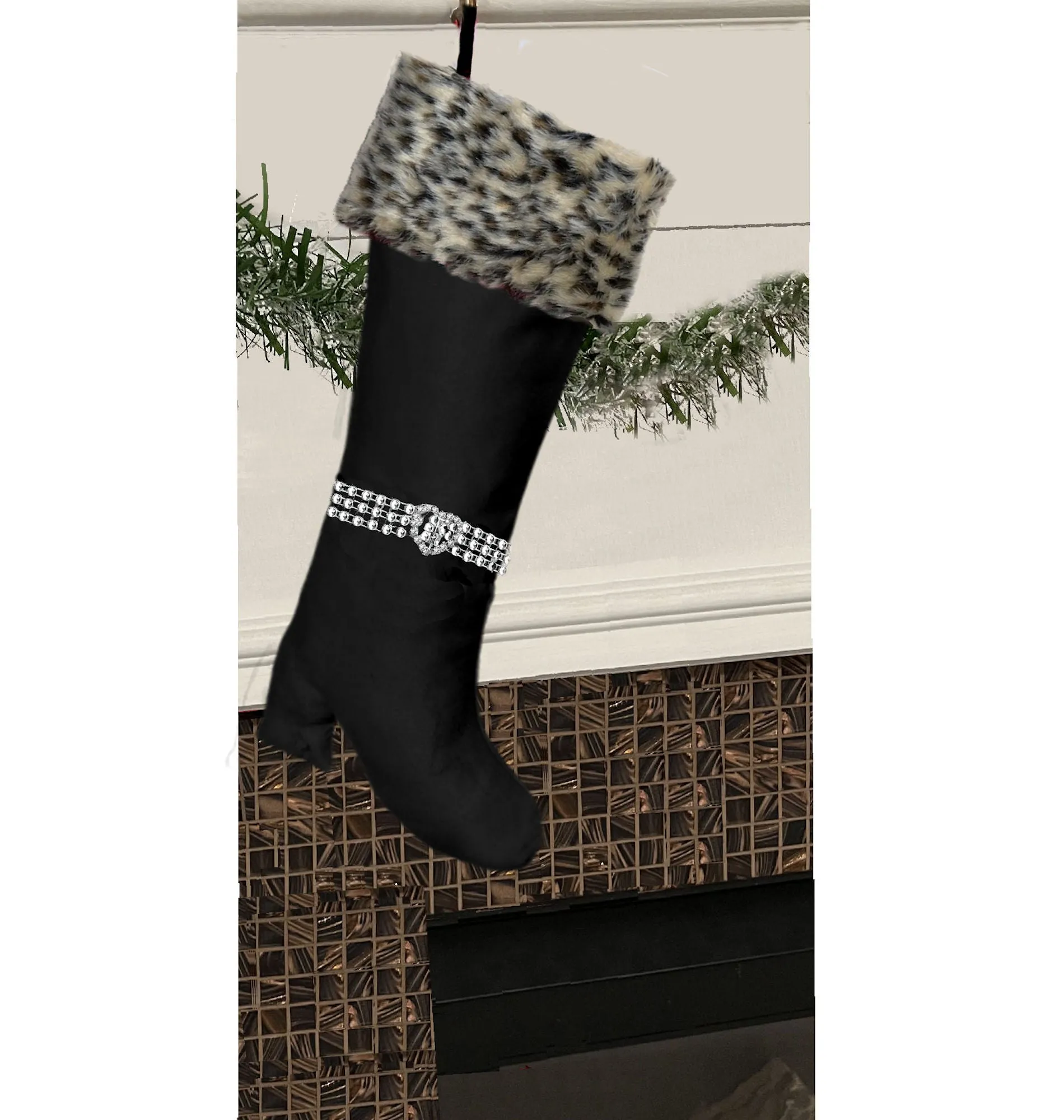 Youth Girls Custom Boot Christmas Stocking